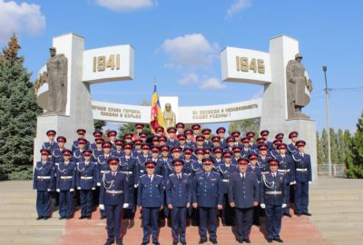 Губернаторский смотр казачьих кадетских образовательных учреждений