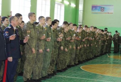 Панихида по убиенным казакам во времена репрессий
