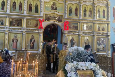 Участие кадетов Орловского казачьего кадетского корпуса в богослужении